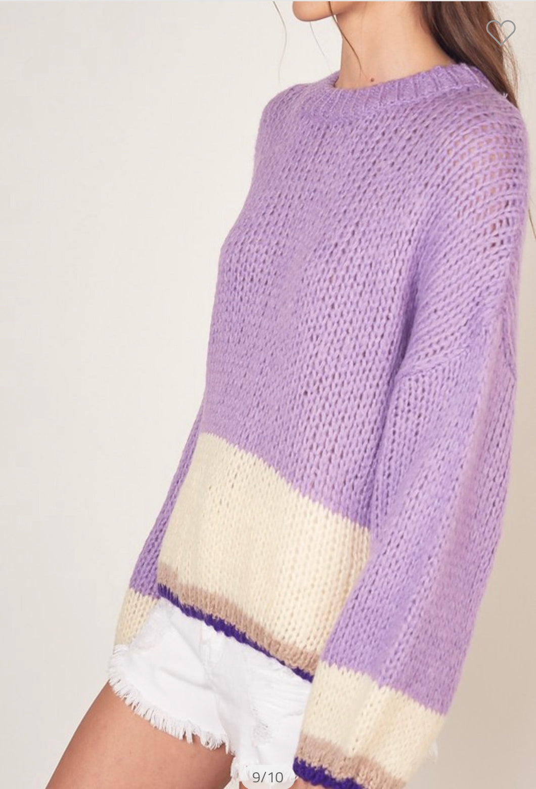 Maddy Lavender Sweater
