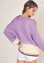 Load image into Gallery viewer, Maddy Lavender Sweater
