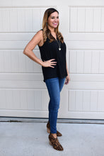 Load image into Gallery viewer, Makenzie Front Pleat Sleeveless Top
