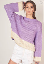 Load image into Gallery viewer, Maddy Lavender Sweater
