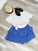 Load image into Gallery viewer, Chrishell Orchard Mist Ruffle Skirt (shhh it’s a skort!)
